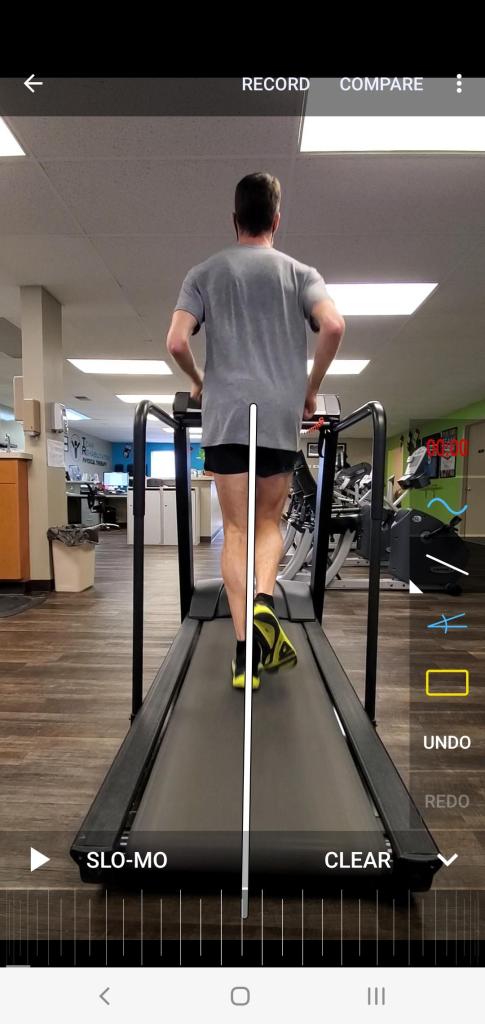 incorrect gait crossover gait