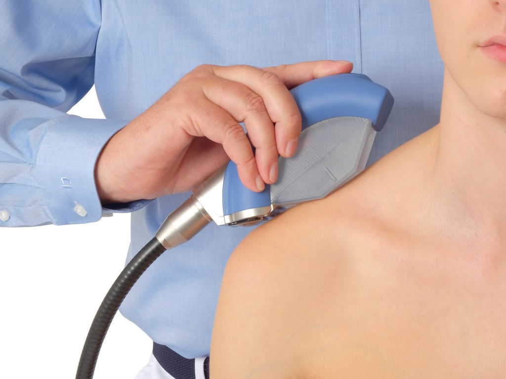 shockwave therapy on overuse injury